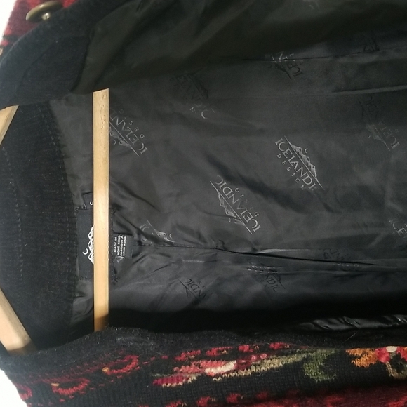 Icelandic Design Sweater Lined Jacket Red Size S - Picture 6 of 8